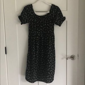 Black maternity dress